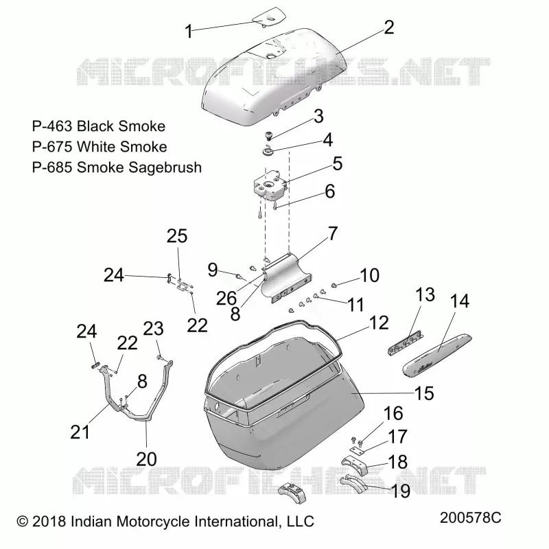 SADDLEBAG ASM.