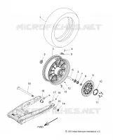 REAR WHEEL, CHIEFTAIN