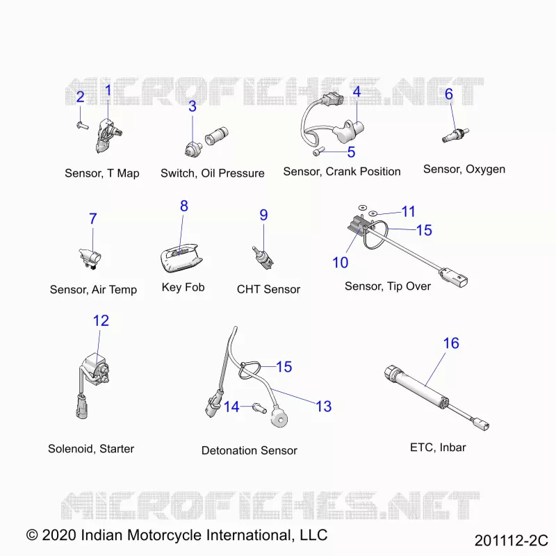 ELECTRICAL, COMPONENTS 2 - N22DLBAG/DLCAG ALL OPTIONS (201112