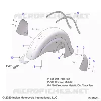 BODYWORK - FRONT FENDER