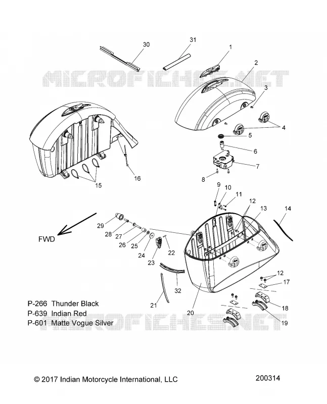 SADDLEBAG ASM.