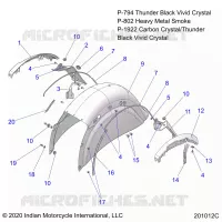 BODYWORK - REAR FENDER