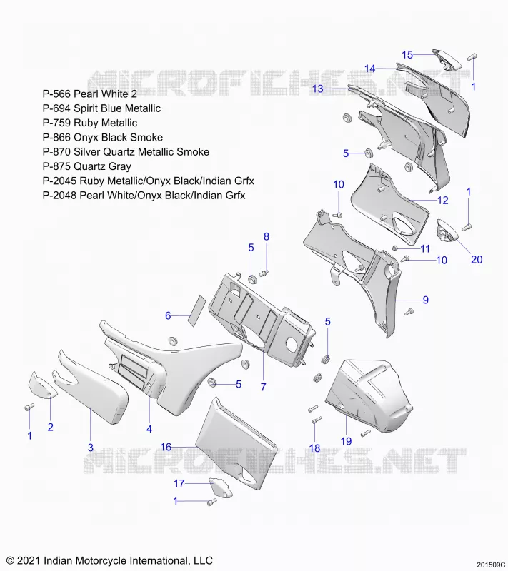 BODY, SIDE/REAR COVERS