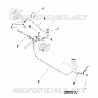 BRAKES, BRAKE LINE, REAR, ABS