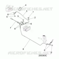 BRAKES, BRAKE LINE, REAR, ABS